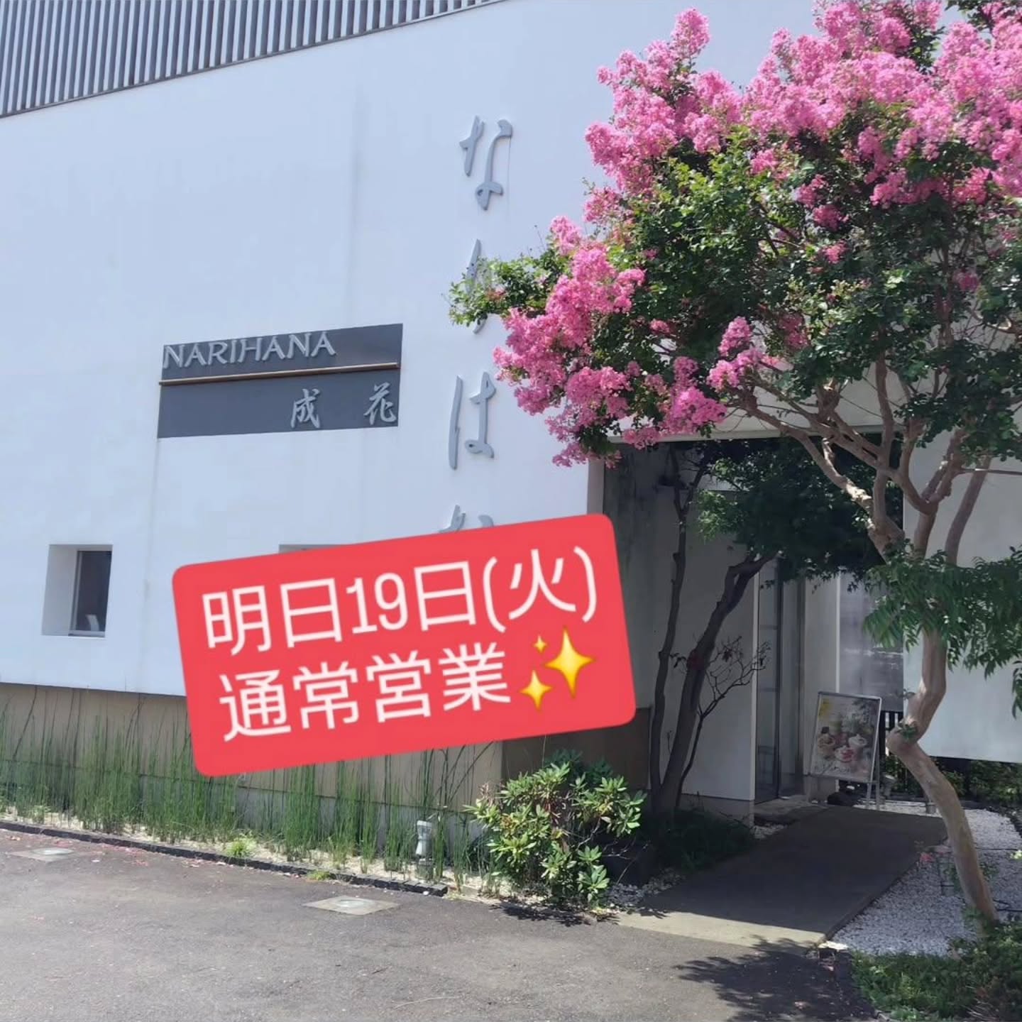 和食会席料理　成花明日、19日(火)から通常営業いたします️お盆休み明け、張り切って頑張ります
お祝い、接待、ご法事、承ります平日ランチもグレードUPしました🩷是非お立ち寄り下さい。

❣️特別な日はSpecial料理で❣️
特別個室ございます。
お祝いコース、ご法事コースございます。
お子様御膳ございます

http://narihana.co.jp
和食会席料理　成花

Lunch:11:30～14:30
Dinner:17:00～21:30
日曜日夕方、月曜日定休